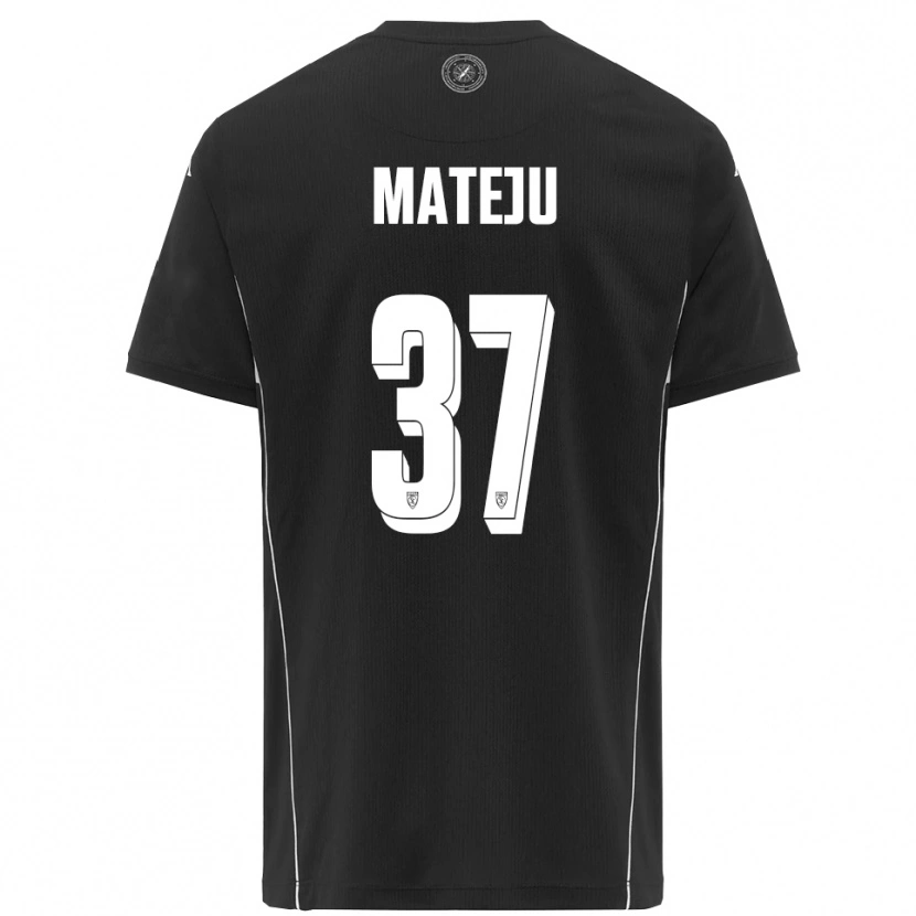 Danxen Kid Ales Mateju #37 Black White Away Jersey 2025/26 T-Shirt