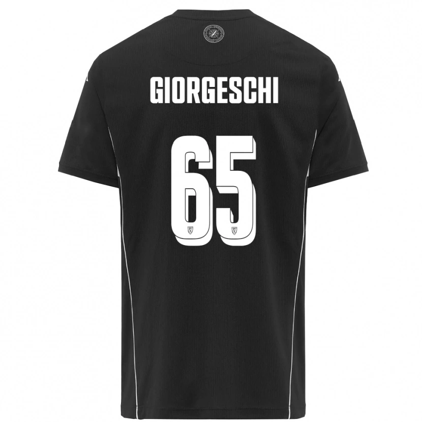 Danxen Kid Simone Giorgeschi #65 Black White Away Jersey 2025/26 T-Shirt