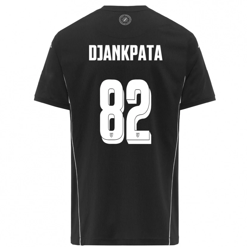 Danxen Kid Halid Djankpata #82 Black White Away Jersey 2025/26 T-Shirt