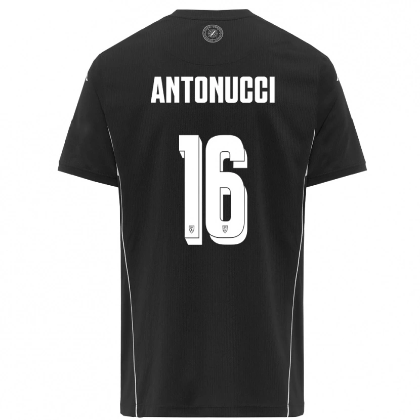 Danxen Kid Mirko Antonucci #16 Black White Away Jersey 2025/26 T-Shirt