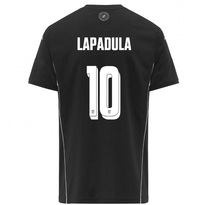 Danxen Kid Gianluca Lapadula #10 Black White Away Jersey 2025/26 T-Shirt