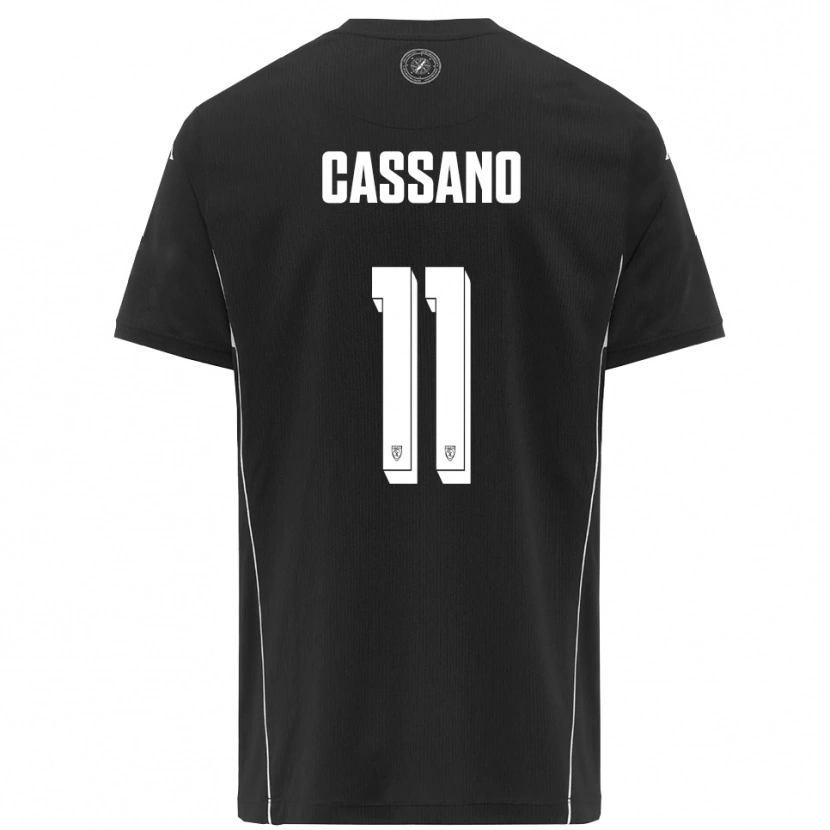 Danxen Kid Armando Cassano #11 Black White Away Jersey 2025/26 T-Shirt