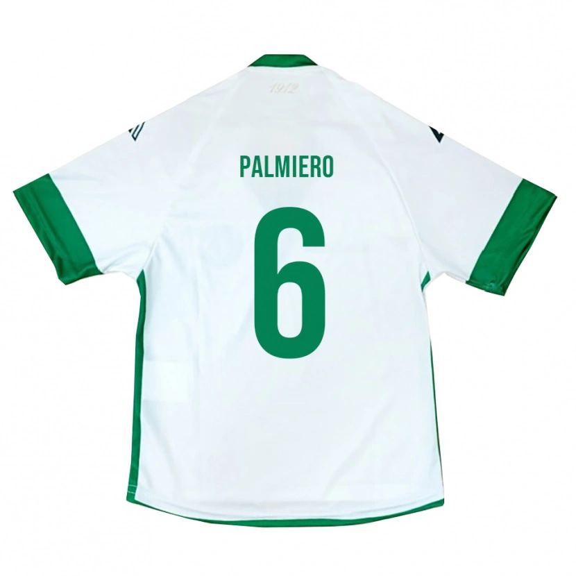 Danxen Kid Luca Palmiero #6 White Green Blue Away Jersey 2025/26 T-Shirt