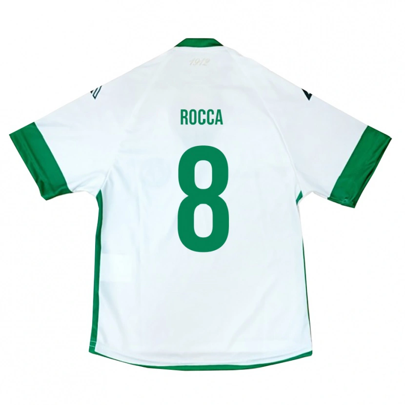 Danxen Kid Michele Rocca #8 White Green Blue Away Jersey 2025/26 T-Shirt