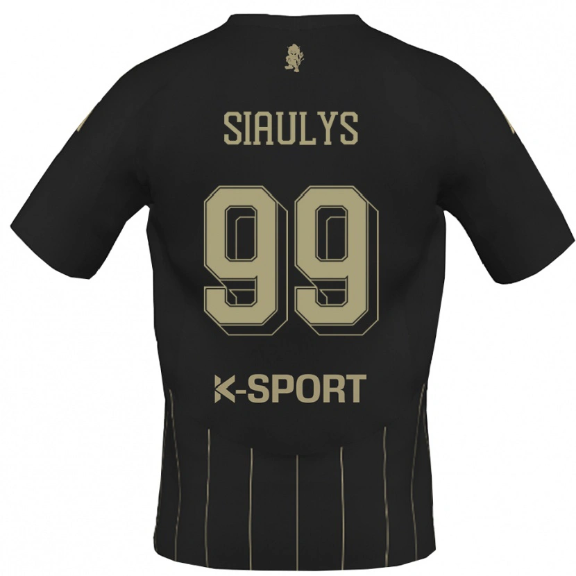 Danxen Kid Ovidijus Siaulys #99 Gray White Away Jersey 2025/26 T-Shirt