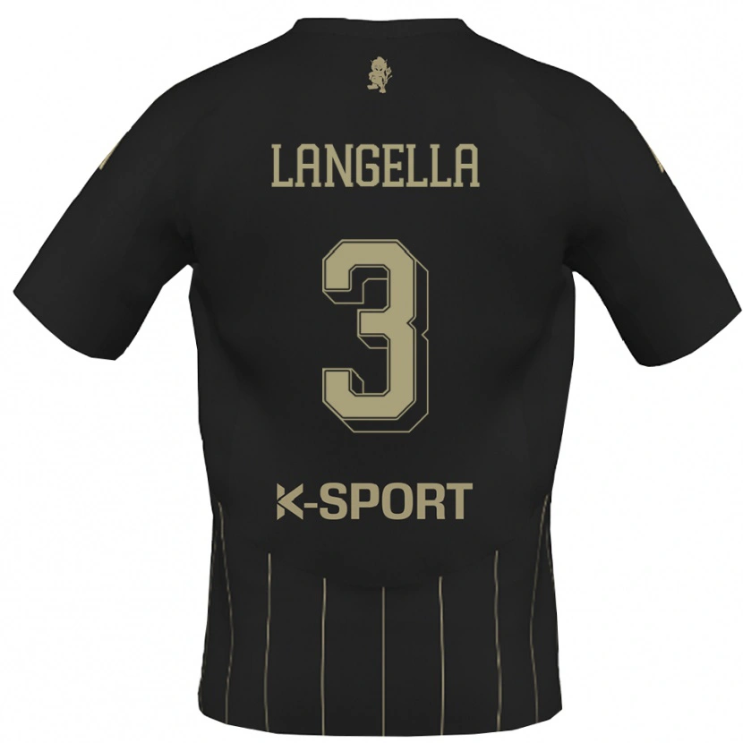 Danxen Kid Matteo Langella #3 Gray White Away Jersey 2025/26 T-Shirt