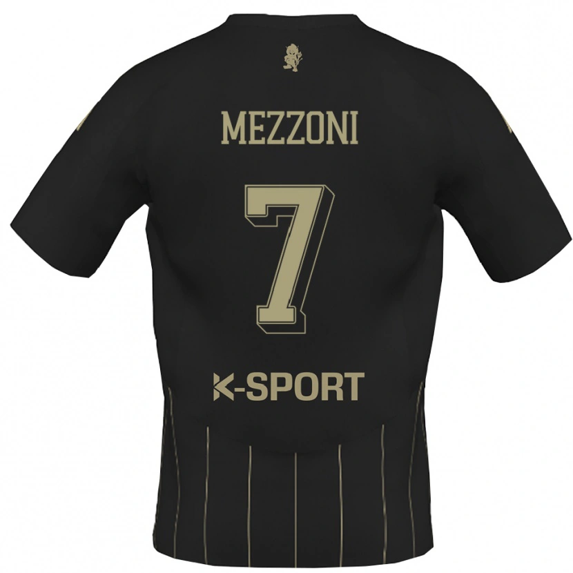 Danxen Kid Francesco Mezzoni #7 Gray White Away Jersey 2025/26 T-Shirt