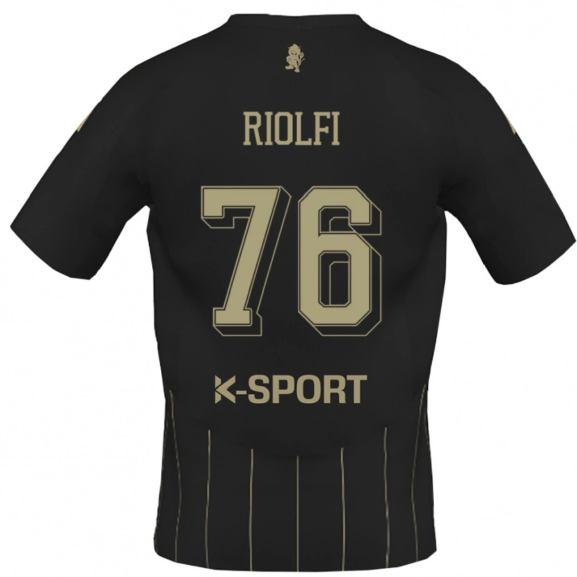 Danxen Kid Emanuele Riolfi #76 Gray White Away Jersey 2025/26 T-Shirt