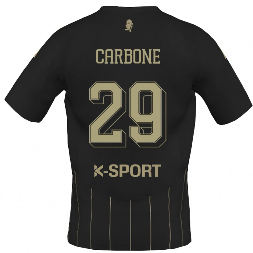 Danxen Kid Matteo Carbone #29 Gray White Away Jersey 2025/26 T-Shirt