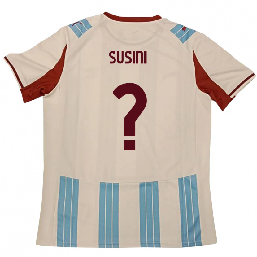 Danxen Kid Antonio Susini #0 Sky Blue White Away Jersey 2025/26 T-Shirt