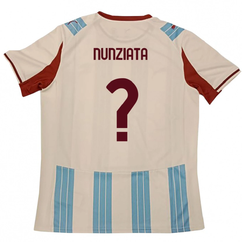 Danxen Kid Francesco Nunziata #0 Sky Blue White Away Jersey 2025/26 T-Shirt
