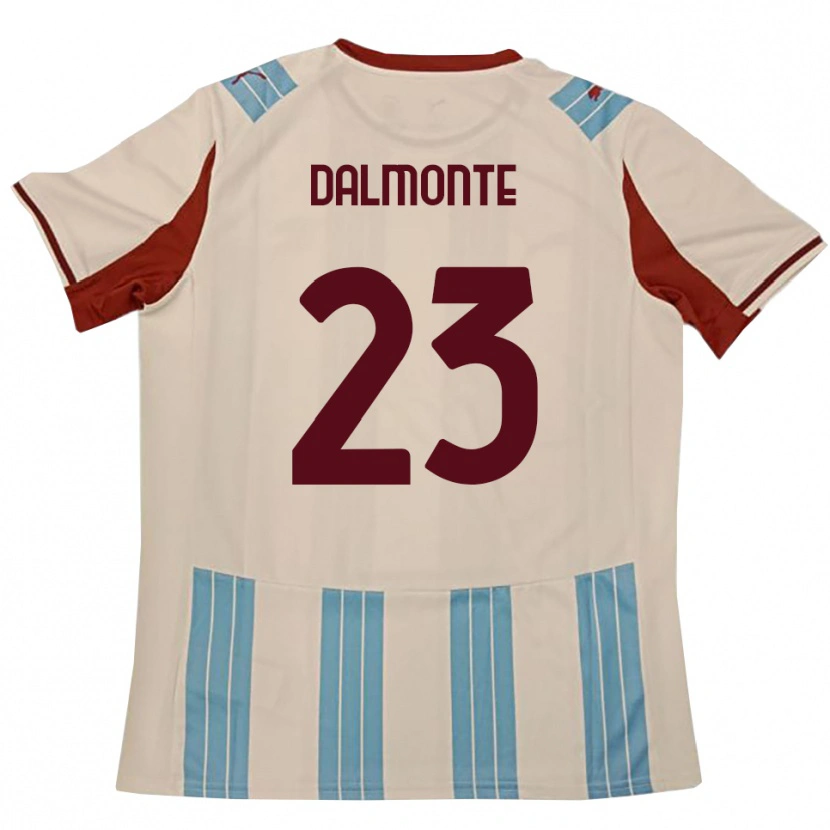 Danxen Kid Nicola Dalmonte #23 Sky Blue White Away Jersey 2025/26 T-Shirt