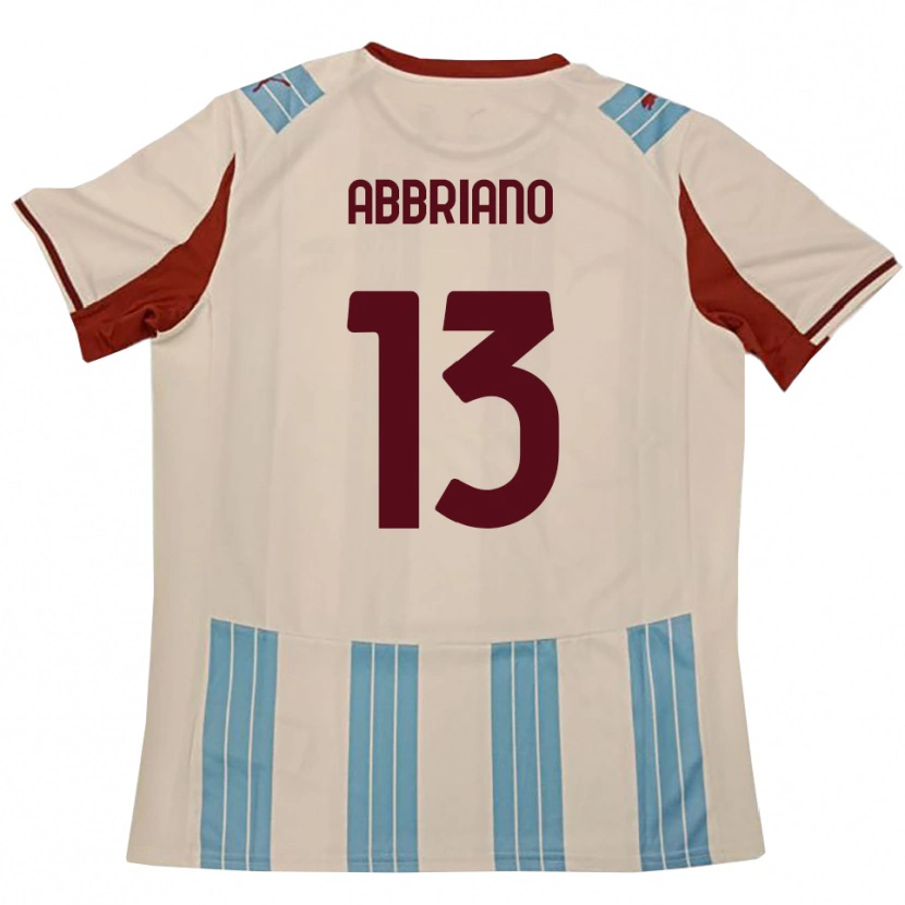 Danxen Kid William Abbriano #13 Sky Blue White Away Jersey 2025/26 T-Shirt