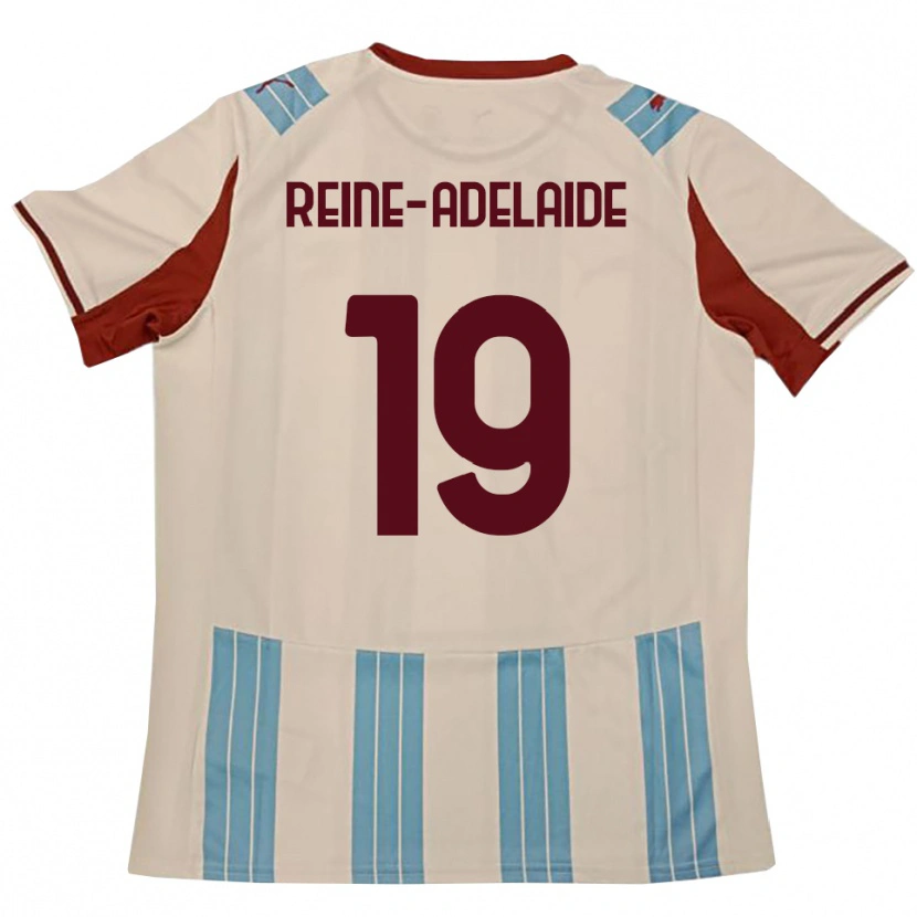 Danxen Kid Jeff Reine-Adelaide #19 Sky Blue White Away Jersey 2025/26 T-Shirt