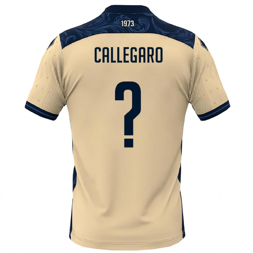 Danxen Kid Riccardo Callegaro #0 White Navy Away Jersey 2025/26 T-Shirt