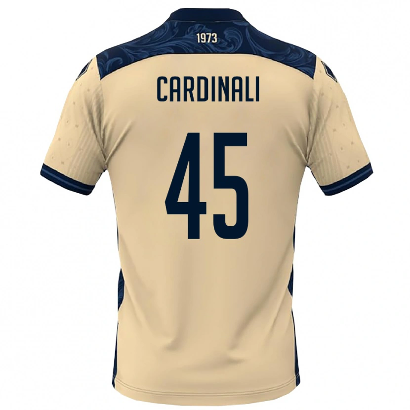 Danxen Kid Matteo Cardinali #45 White Navy Away Jersey 2025/26 T-Shirt