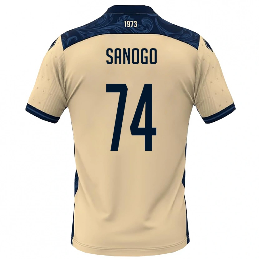 Danxen Kid Ahmed Sanogo #74 White Navy Away Jersey 2025/26 T-Shirt