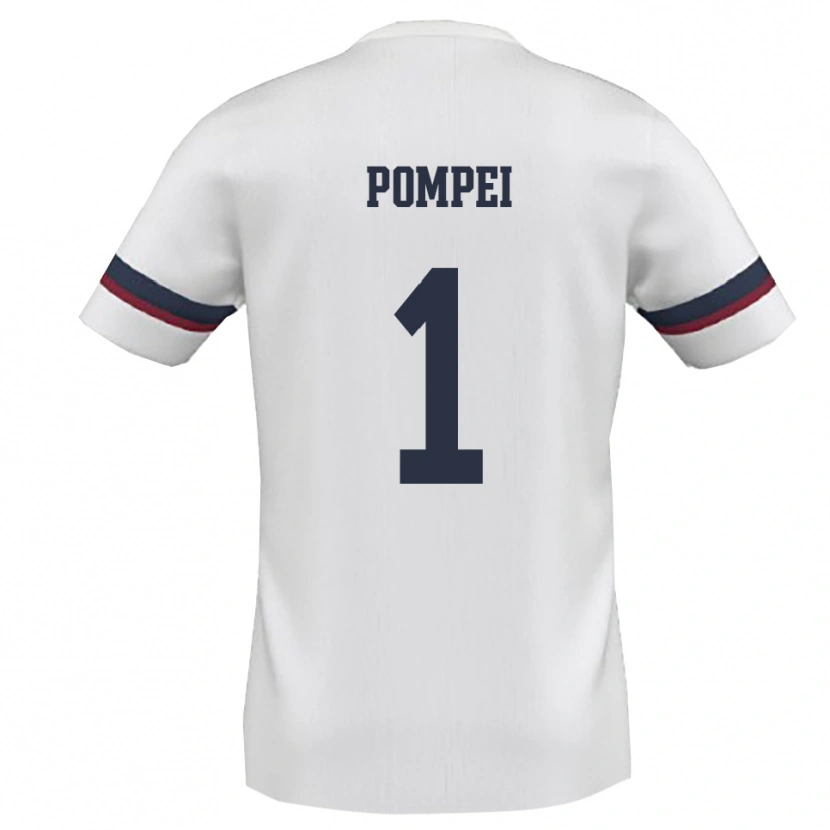 Danxen Kid Thomas Pompei #1 White Red Away Jersey 2025/26 T-Shirt