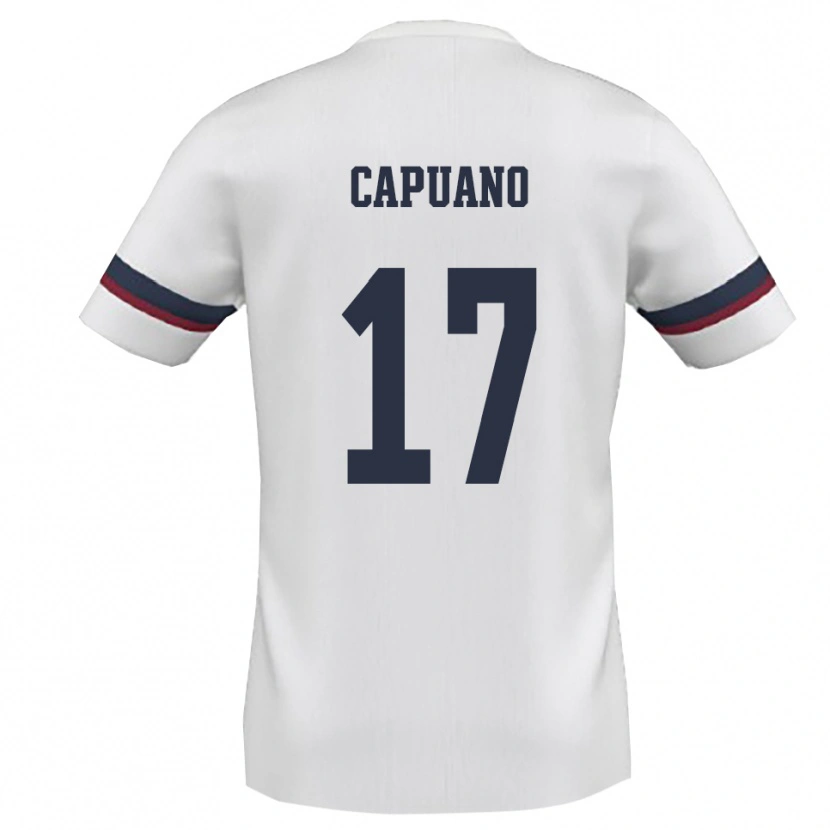 Danxen Kid Fedele Capuano #17 White Red Away Jersey 2025/26 T-Shirt