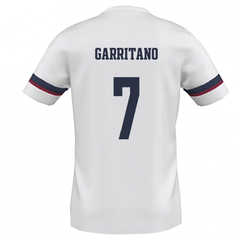Danxen Kid Luca Garritano #7 White Red Away Jersey 2025/26 T-Shirt