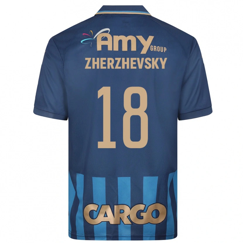 Danxen Kid Roy Zherzhevsky #18 Navy Blue Away Jersey 2025/26 T-Shirt