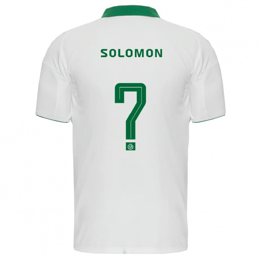 Danxen Kid Itay Solomon #0 White Green Away Jersey 2025/26 T-Shirt