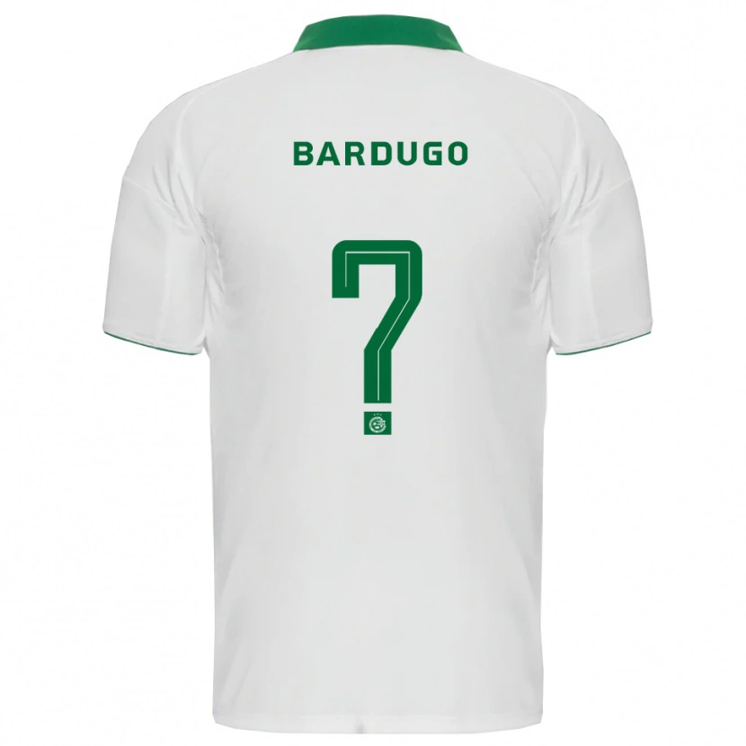 Danxen Kid Ariel Bardugo #0 White Green Away Jersey 2025/26 T-Shirt