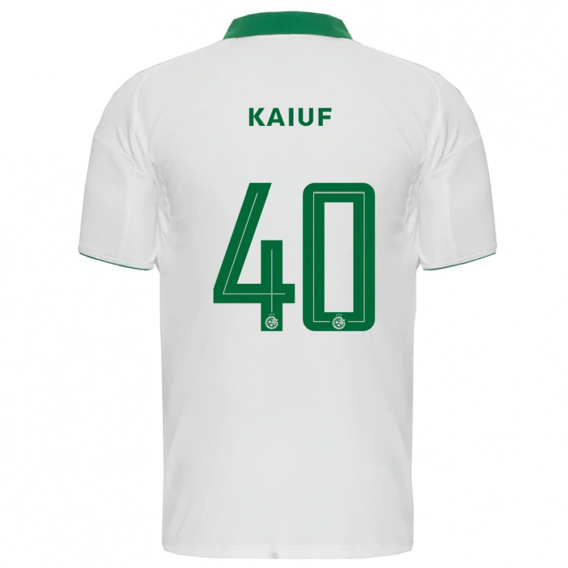 Danxen Kid Sharif Kaiuf #40 White Green Away Jersey 2025/26 T-Shirt