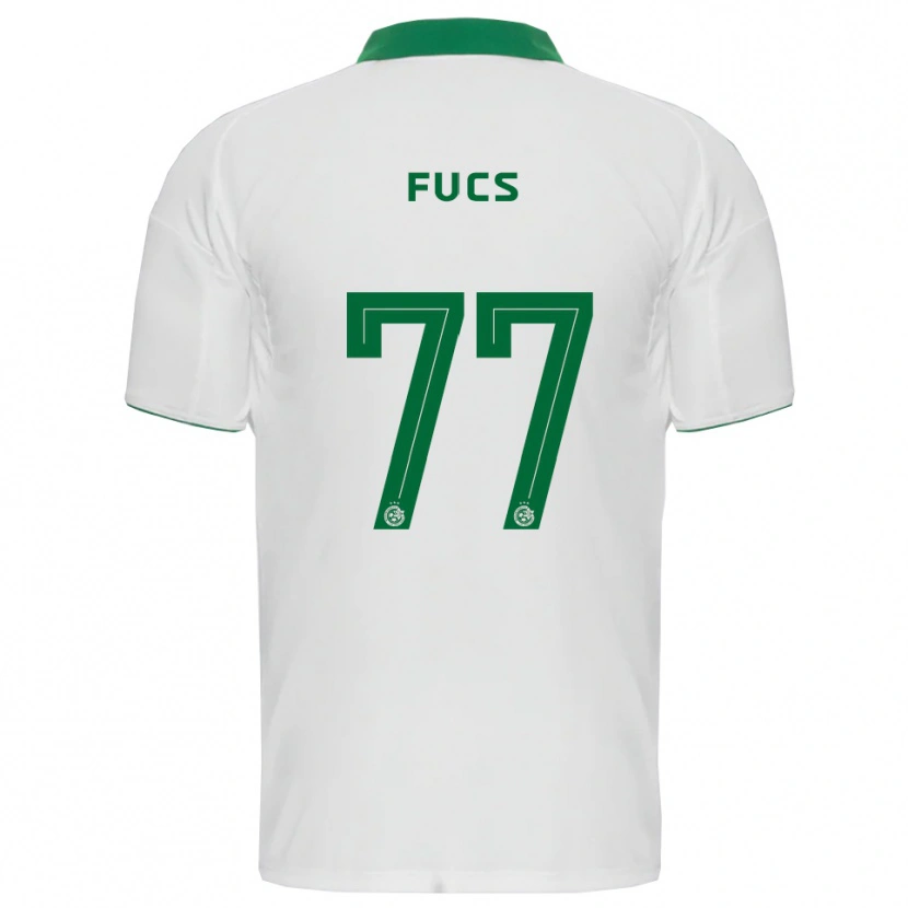 Danxen Kid Roee Fucs #77 White Green Away Jersey 2025/26 T-Shirt