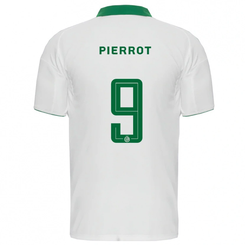 Danxen Kid Frantzdy Pierrot #9 White Green Away Jersey 2025/26 T-Shirt