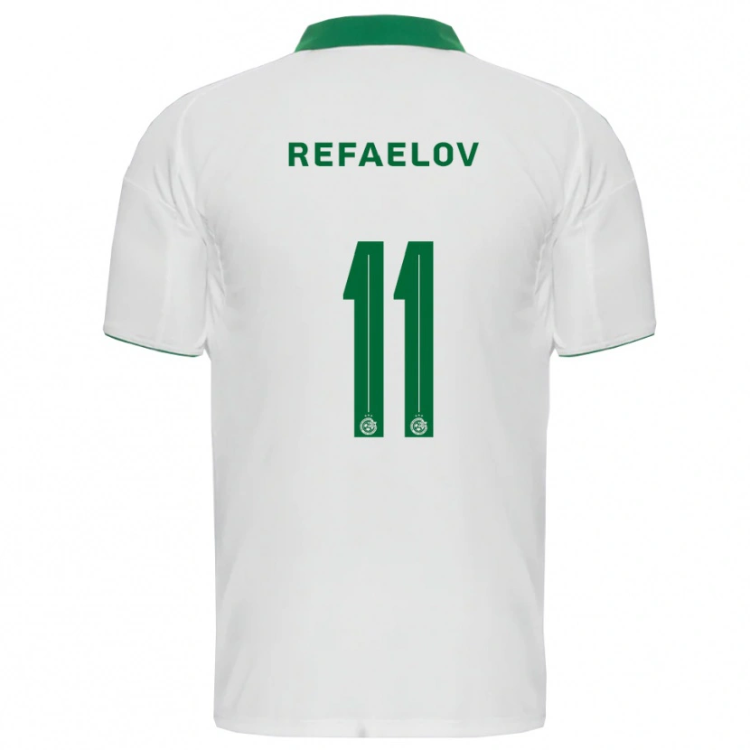 Danxen Kid Lior Refaelov #11 White Green Away Jersey 2025/26 T-Shirt