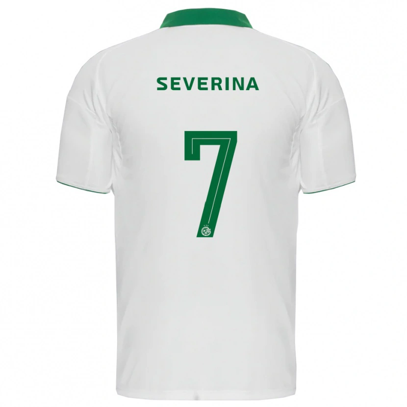 Danxen Kid Xander Severina #7 White Green Away Jersey 2025/26 T-Shirt