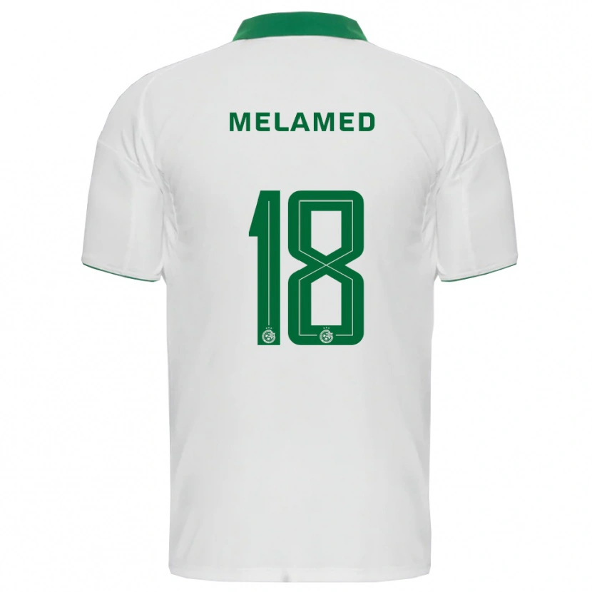 Danxen Kid Guy Melamed #18 White Green Away Jersey 2025/26 T-Shirt