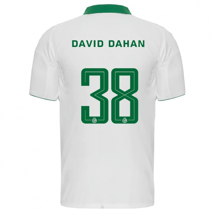 Danxen Kid Omer Dahan #38 White Green Away Jersey 2025/26 T-Shirt