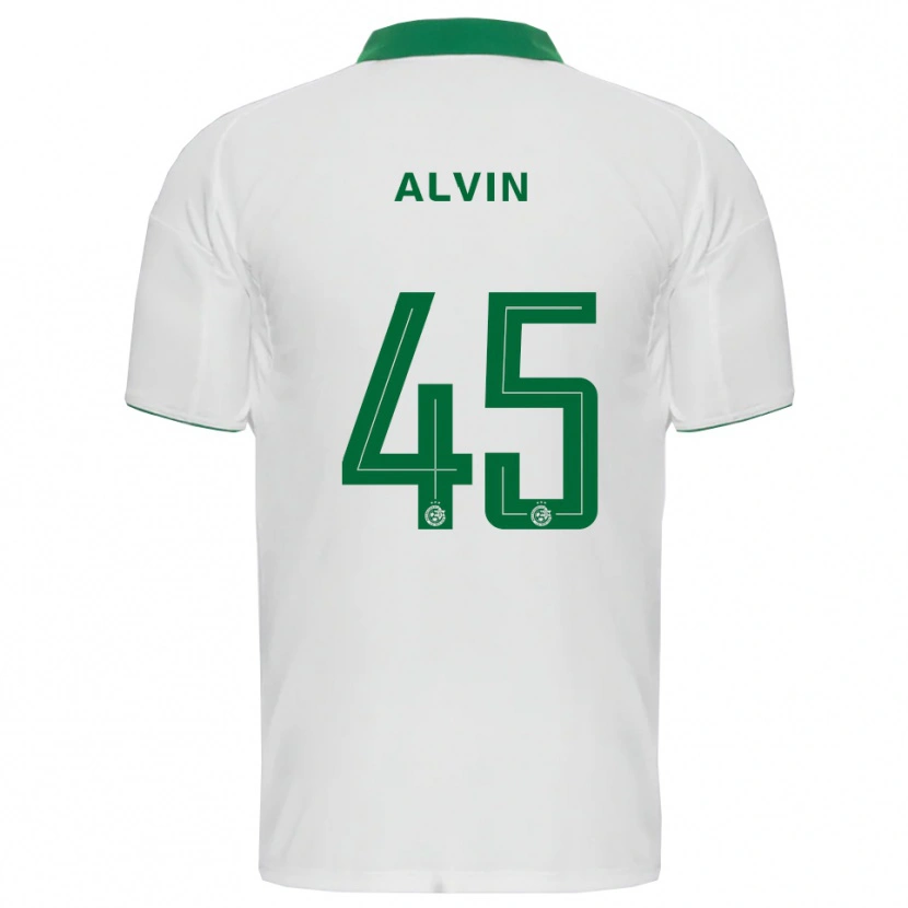 Danxen Kid Glenn Alvin #45 White Green Away Jersey 2025/26 T-Shirt