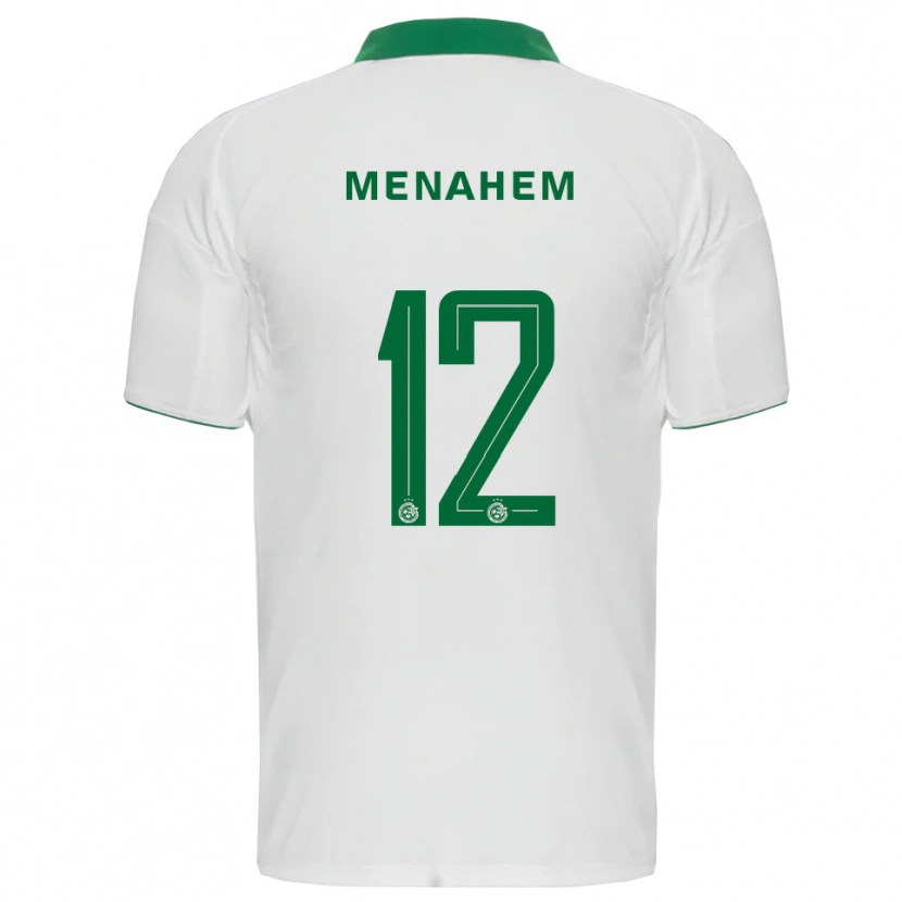 Danxen Kid Sun Menahem #12 White Green Away Jersey 2025/26 T-Shirt