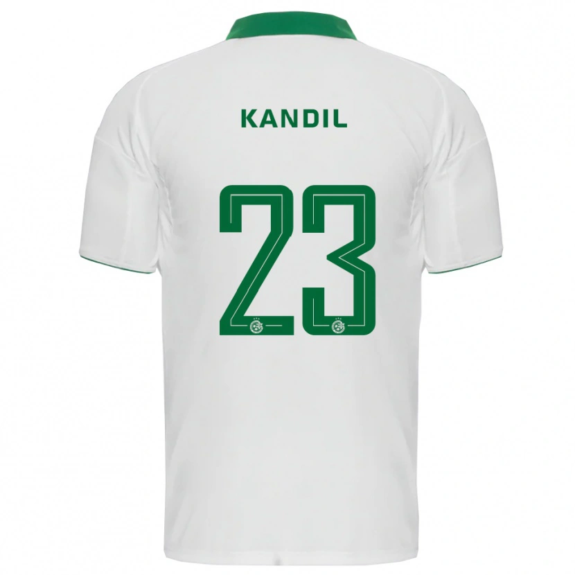 Danxen Kid Maor Kandil #23 White Green Away Jersey 2025/26 T-Shirt