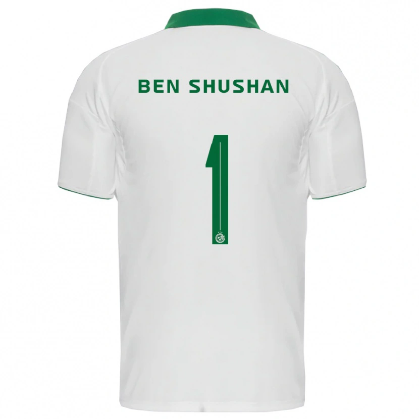 Danxen Kid Ori Ben Shushan #1 White Green Away Jersey 2025/26 T-Shirt