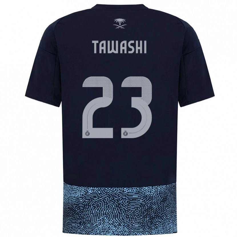 Danxen Kid Maher Tawashi #23 Navy Sky Blue Away Jersey 2025/26 T-Shirt