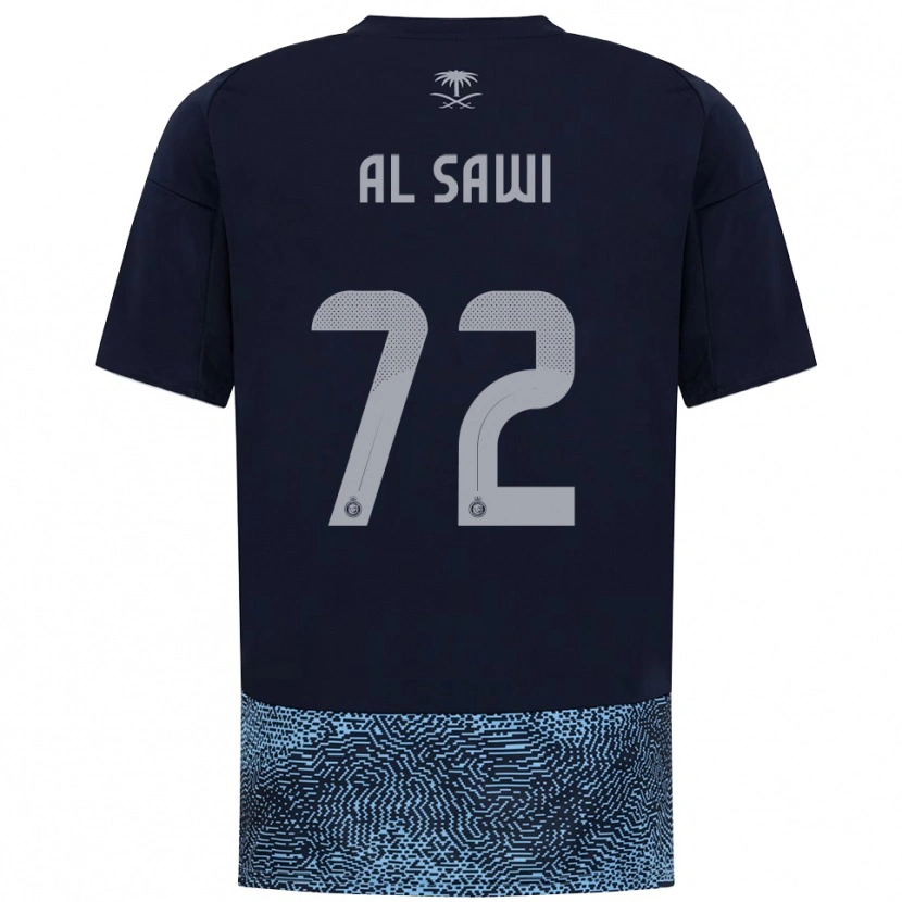 Danxen Kid Etaf Al-Sawi #72 Navy Sky Blue Away Jersey 2025/26 T-Shirt