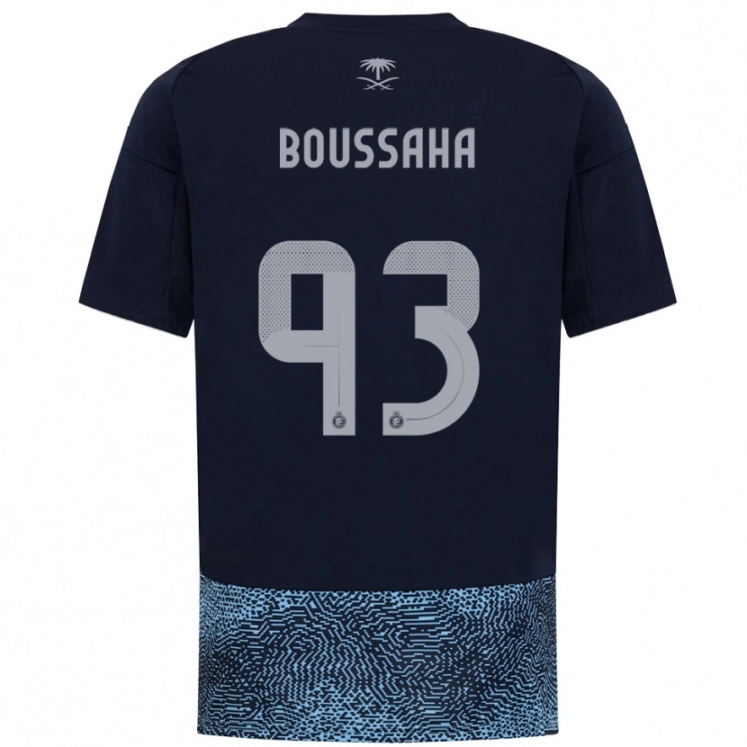 Danxen Kid Lina Boussaha #93 Navy Sky Blue Away Jersey 2025/26 T-Shirt