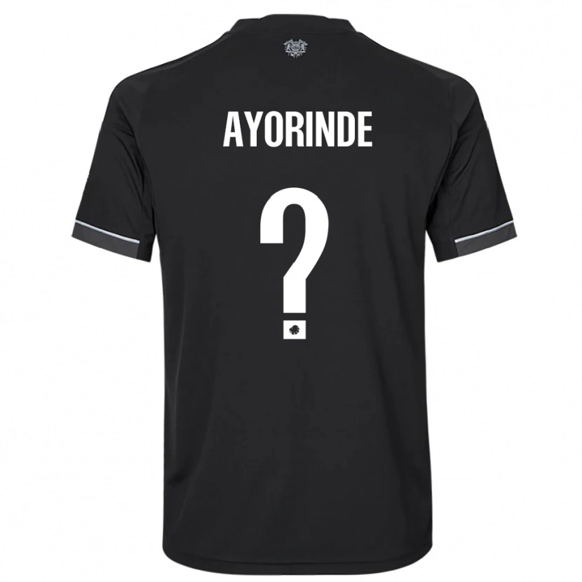 Danxen Kid Noah Ayorinde #0 Black White Away Jersey 2025/26 T-Shirt