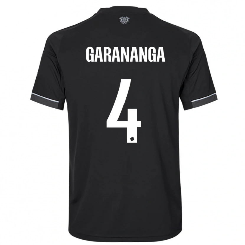 Danxen Kid Munashe Garananga #4 Black White Away Jersey 2025/26 T-Shirt