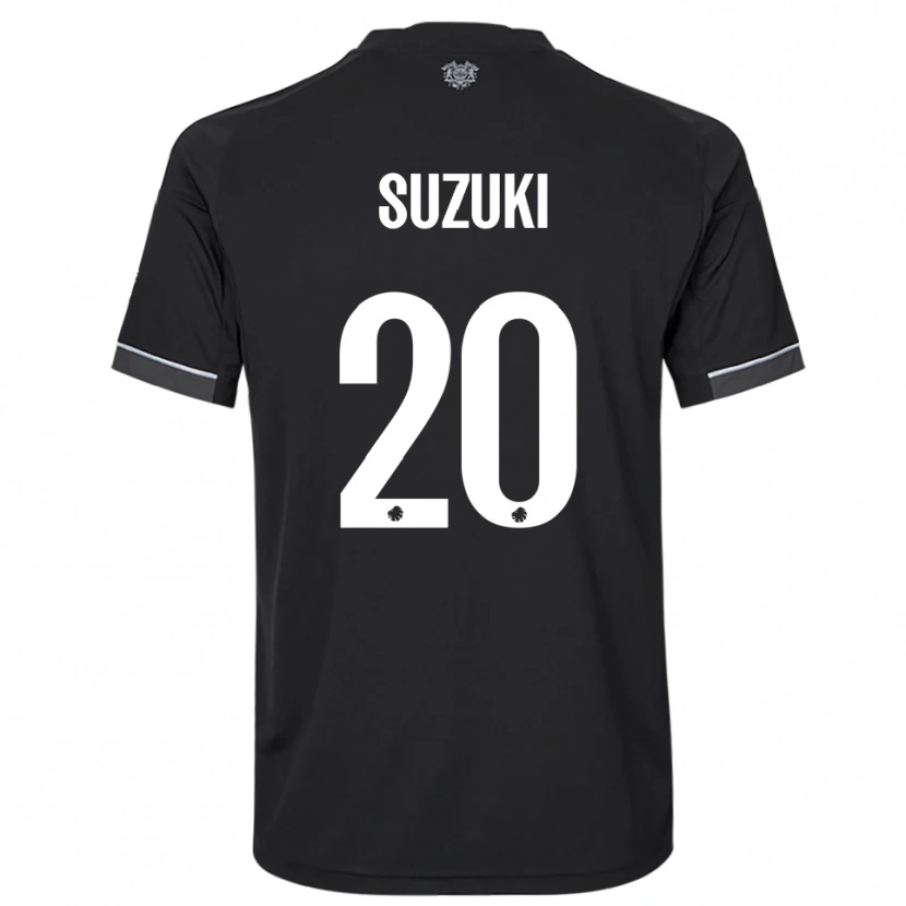 Danxen Kid Junnosuke Suzuki #20 Black White Away Jersey 2025/26 T-Shirt