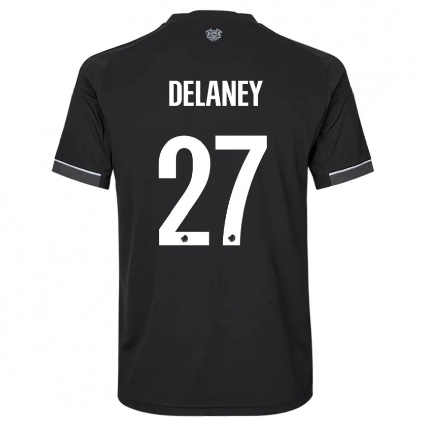 Danxen Kid Thomas Delaney #27 Black White Away Jersey 2025/26 T-Shirt