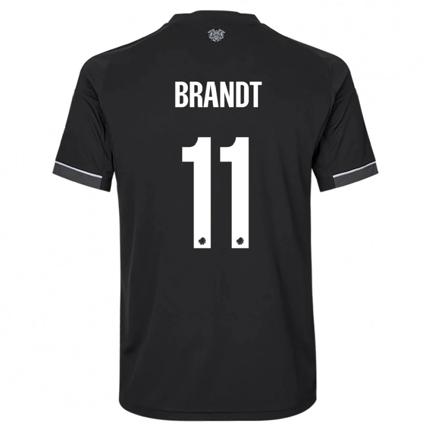 Danxen Kid Emma Brandt #11 Black White Away Jersey 2025/26 T-Shirt