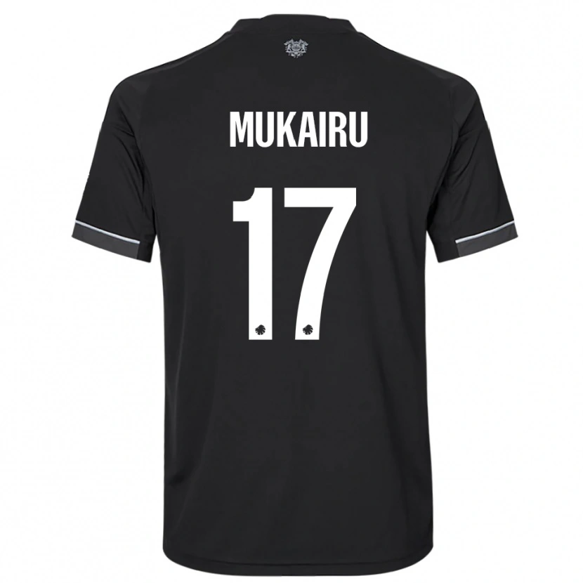 Danxen Kid Paul Mukairu #17 Black White Away Jersey 2025/26 T-Shirt