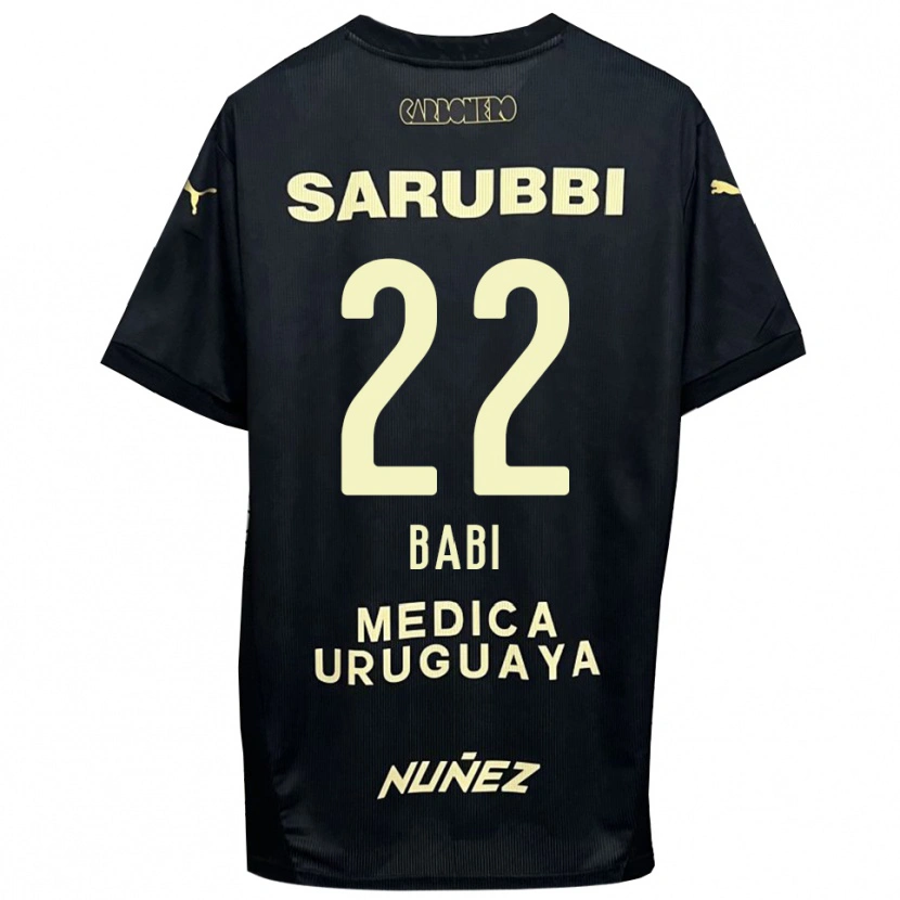 Danxen Kid Matheus Babi #22 Black Gold Away Jersey 2025/26 T-Shirt