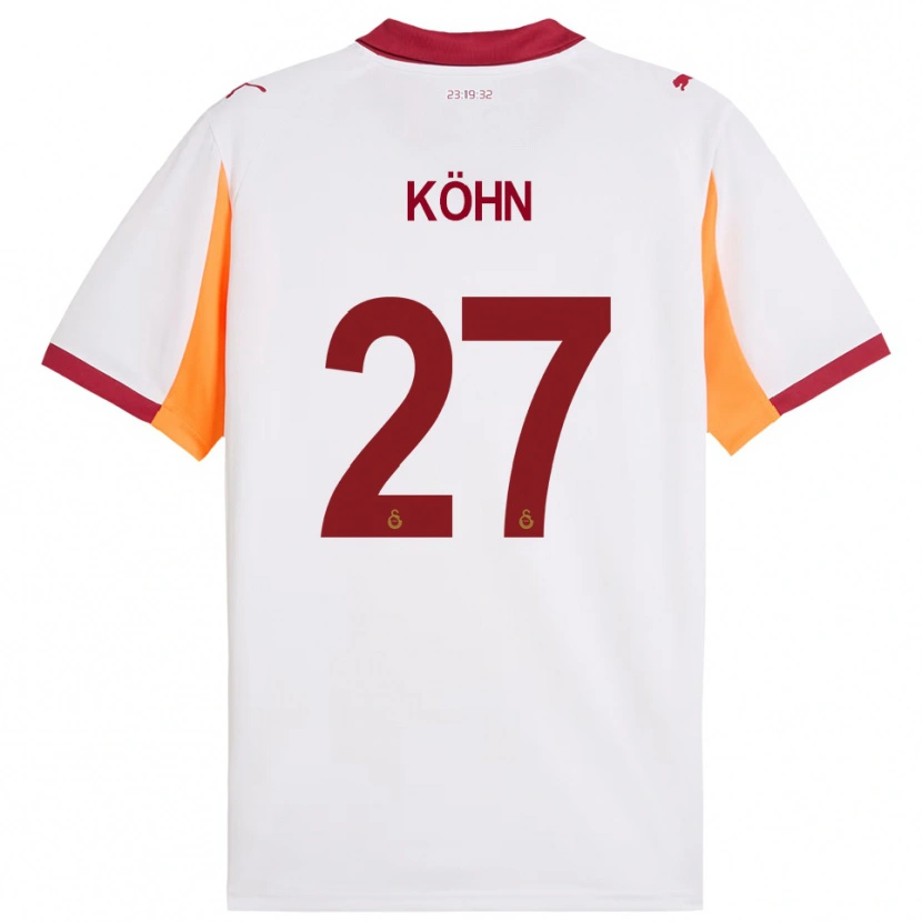 Danxen Kid Derrick Köhn #27 White Red Away Jersey 2025/26 T-Shirt