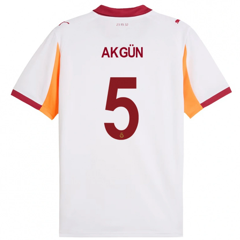 Danxen Kid Cihan Akgün #5 White Red Away Jersey 2025/26 T-Shirt
